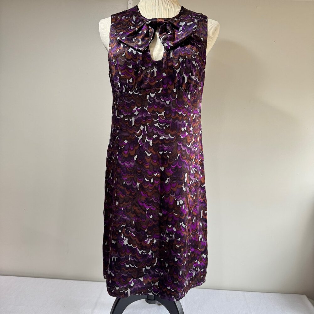 NANETTE LEPORE Silk Bow Accent Dress